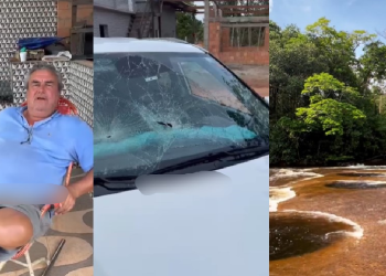 Turista diz que carro foi depredado na Cachoeira do Mutum e suposto autor debocha: ‘Esperto’; vídeo
