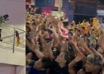 Vídeos: Neymar causa euforia em Belém e paraenses brigam por autógrafo do craque