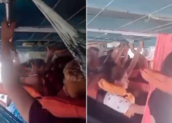 Barco naufraga com 50 passageiros no Rio Tapajós; veja o vídeo