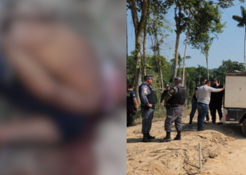 Homem é executado com quatro tiros, amarrado e colocado de joelhos em ramal de Manaus