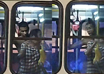 Vídeo: Passageira e motorista de ônibus passam por momentos de terror na mão de assaltante: ‘Vou te matar’