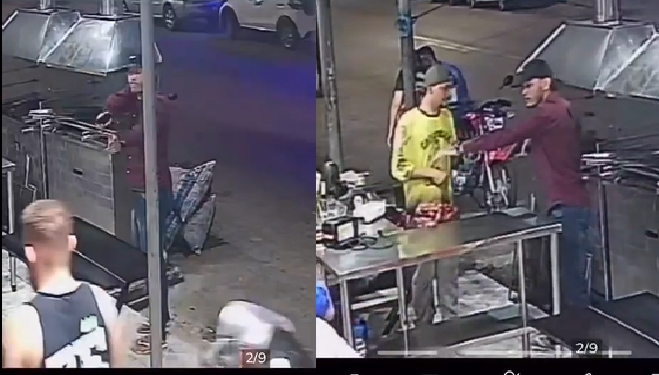 Vídeos: Ladrão dá coronhada em dono de restaurante no Educandos e faz a limpa em todos