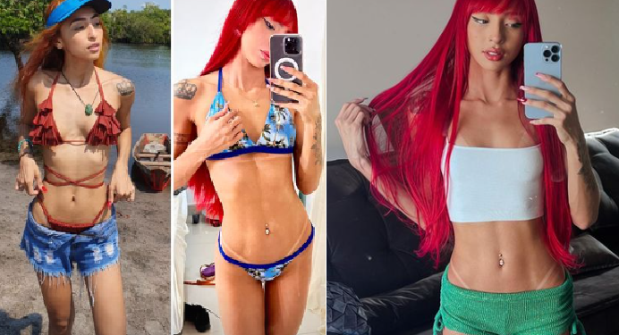 Ruivinha de Marte mostra sua evolução na academia e antes e depois: ‘Era bem mais magra’