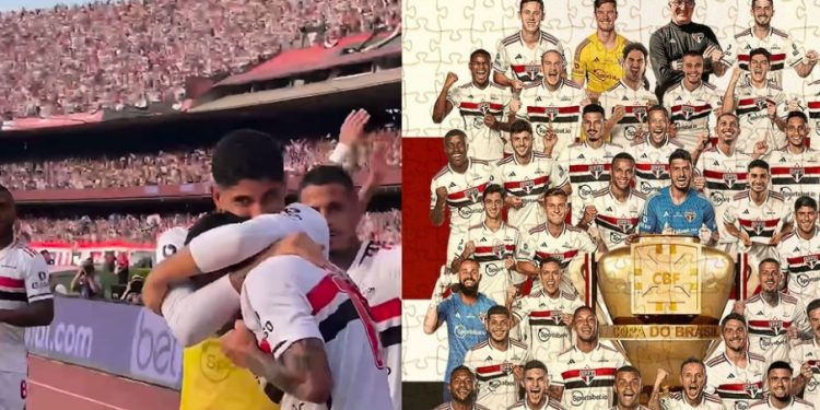 São Paulo despacha o Flamengo e faz a festa da Copa do Brasil no Morumbi
