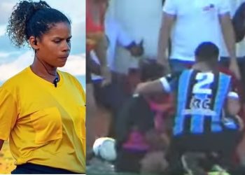Vídeo: assistente de arbitragem cai em campo durante jogo e morre vítima de mal súbito