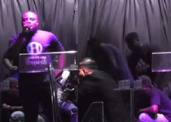 ‘Espírito de confusão, te repreendo’, grita pastor ao interromper culto por causa de tiroteio