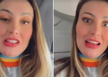 Vídeo: raio atinge avião de Andressa Urach, que pede perdão a Deus pelos pecados: ‘Ele nos salvou’
