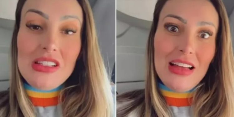 Vídeo: raio atinge avião de Andressa Urach, que pede perdão a Deus pelos pecados: ‘Ele nos salvou’