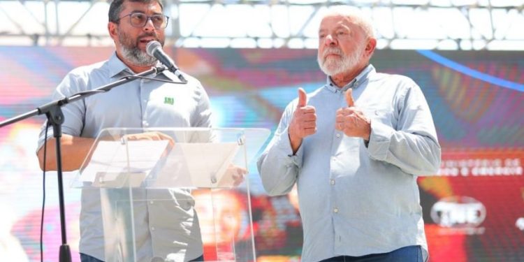 Wilson Lima e Lula entram em acordo por telefone e traçam plano contra estiagem no Amazonas