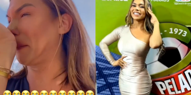 “Larguei a pr0stituição para viver isso”: Luanna Pantoja chora copiosamente por não entrar para o Peladão