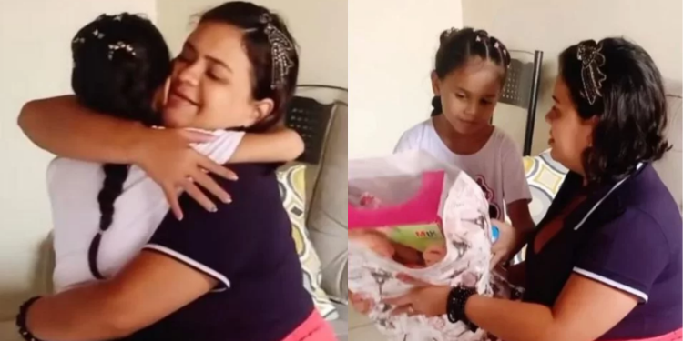Emocionante: Após sair da Manaus para tratamento contra as drogas, Buiu do Coroado reencontra filha