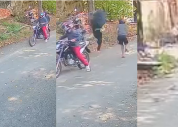 Assaltante persegue, derruba e arranca bolsa de vítima no Armando Mendes; assista