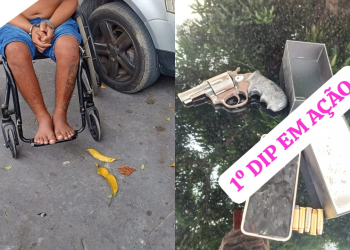 Cadeirante do tráfico é preso com arma e drogas na zona Norte