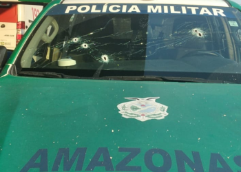 Bandidos trocam tiros com PMs e um deles leva a pior