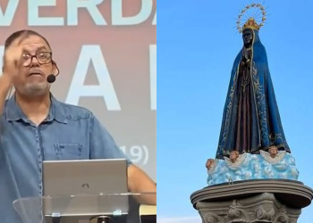 Pastor chama Nossa Senhora Aparecida de ‘Satanás fantasiado de azul’; assista