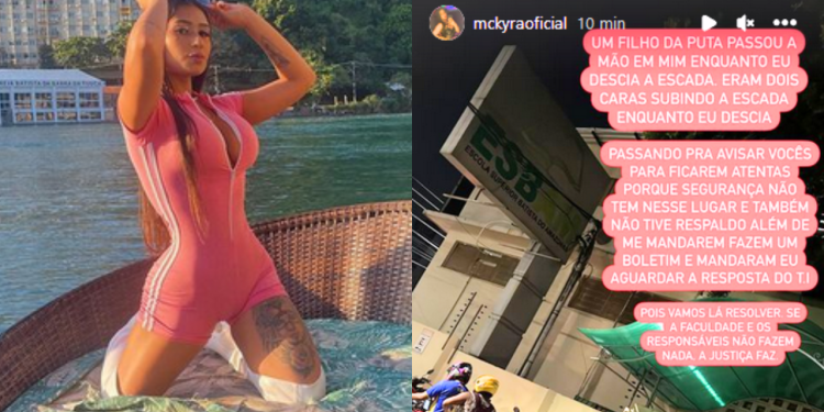 MC Kyra denuncia importunação sexual dentro da Esbam e diz que universidade de ‘cruzar os braços’