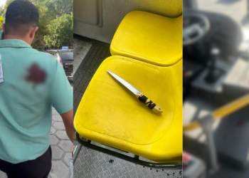 Motorista de ônibus é esfaqueado durante assalto no 678, em Manaus