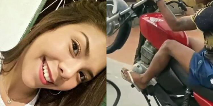 Jovem morre após cair da garupa de moto enquanto namorado dava grau