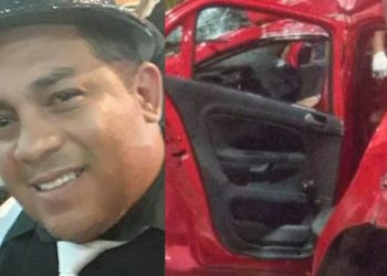 Vídeo: motorista de app é atingido por carro em alta velocidade e morre na Zona Leste de Manaus