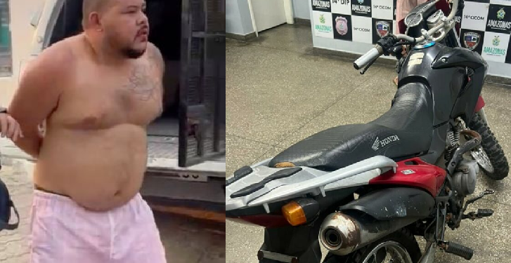 Vídeo: Polícia vai atrás e prende homem que fez arrastão em ônibus de rotas em Manaus