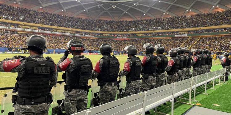 SSP-AM não registra ocorrências de grande vulto durante partida de futebol na Arena da Amazônia
