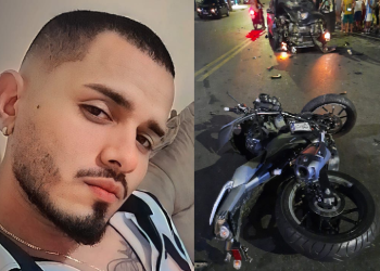 Jovem morre na hora ao colidir de frente com carro no bairro Cidade Nova