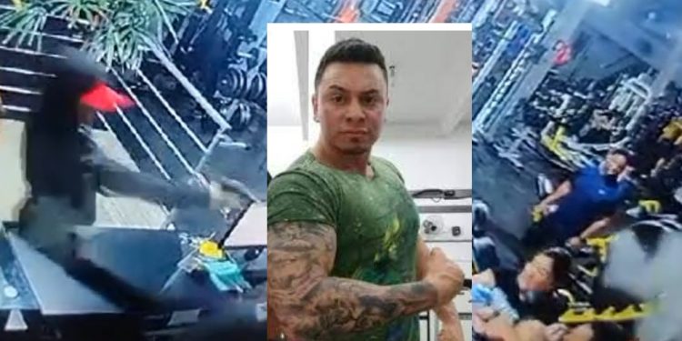Vídeo mostra momento em que dono de academia é morto na avenida Getúlio Vargas