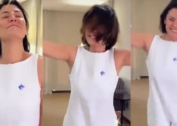 Vídeo: Michelle Bolsonaro chega ao Pará e bate cabelo feito Joelma: ‘eu vou tomar um tacacá’