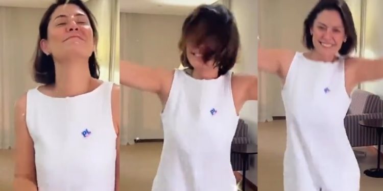 Vídeo: Michelle Bolsonaro chega ao Pará e bate cabelo feito Joelma: ‘eu vou tomar um tacacá’
