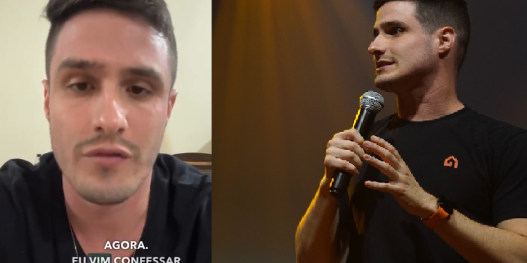Um dia antes de ser preso por estupro, influenciador evangélico diz que vai sair das redes para ‘cura espiritual’; vídeo
