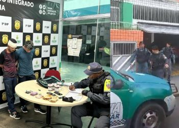 Vídeo: assaltantes se trancam e colocam guarda-roupa na porta para não serem presos em Manaus