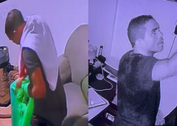 Vídeos: Câmera flagra ladrão invadindo o lava a jato do ‘Parazinho’ em Manaus e furtando tudo