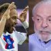 Lula alfineta Neymar e recomenda menos farra: ‘Messi deveria servir de exemplo’