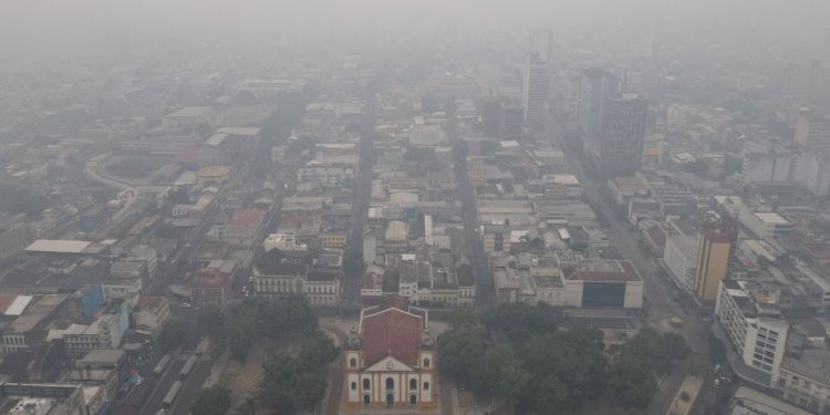 Qualidade do ar em Manaus está mais de 10 vezes pior que a recomendação da OMS