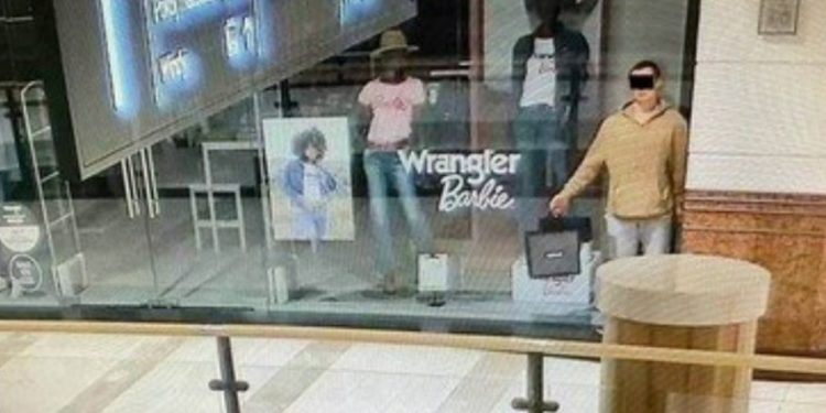 Vídeo: ladrão se disfarça de manequim, espera shopping fechar e rouba loja