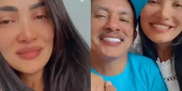 Aos prantos, Maria Jalapão nega ser interesseira e diz que foi enganada por Manoel Gomes
