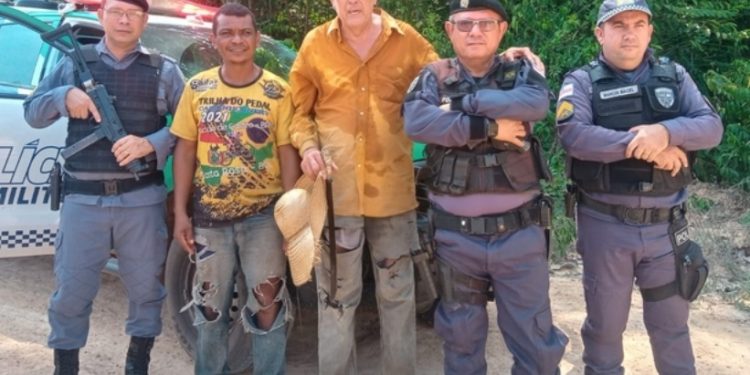 Polícia Militar salva homens que ficaram perdidos na mata no interior do Amazonas