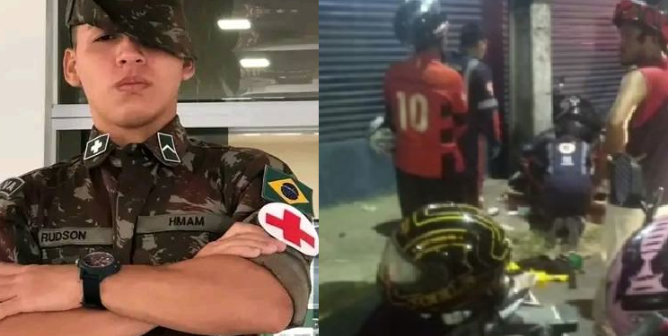 Militar morre na hora e mulher fica ferida em acidente na Zona Leste de Manaus