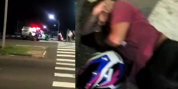 Vídeo: família acusa PM do Amazonas de atropelar motoboy em Manaus