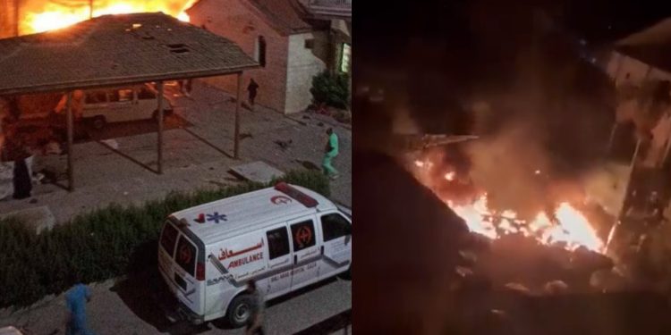 Israel ataca hospital em Gaza e deixa 500 mortos; os vídeos são fortíssimos