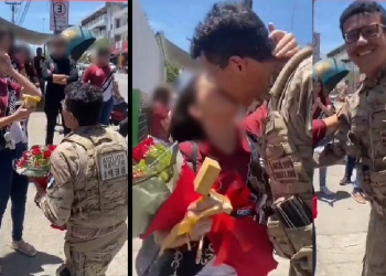 Vídeo: PM que aparece em vídeo pedindo em casamento menina de 15 anos vai ser investigado