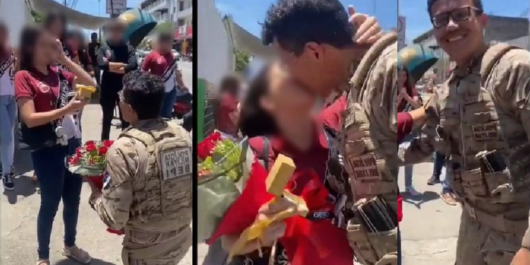 Vídeo: PM que aparece em vídeo pedindo em casamento menina de 15 anos vai ser investigado