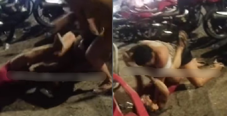 UFC no Jorge ‘Texas’: mulheres saem no soco e dando chave de perna em briga no bar