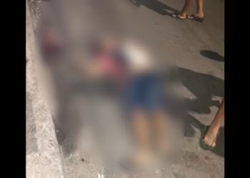 Ocupantes de carro branco chegam atirando no Alvorada e executam homem com vários tiros