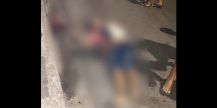 Ocupantes de carro branco chegam atirando no Alvorada e executam homem com vários tiros