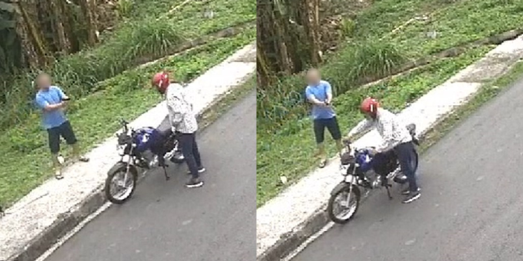 Vídeo: Em Manaus, bandido tenta roubar morador e sai ‘nas carreiras’ ao ver que ele estava armado