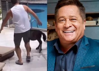 Sertanejo Leonardo dá bicuda em pônei da neta e web detona: ‘bruto e estúpido’