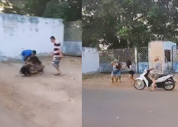 ‘Brigando por macho! Eita, diacho’: Mulheres param trânsito em Itacoatiara durante porradal; vídeo