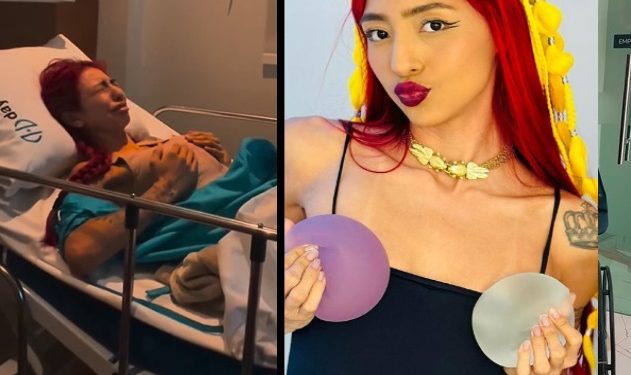 Vídeo: Ruivinha coloca silicone, chora e agora diz que é ‘peitudinha de Marte’