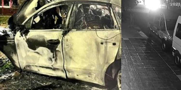 Vídeo: homem perde controle do carro, que explode e mata o condutor carbonizado